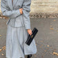 Fashion Waist-controlled Small Suit A- Line Skirt Two-piece Suit