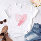 Women's Loose Round Neck Short Sleeve Top