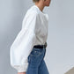 Round Neck Loose High-end Sense Shirt Women