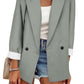 Women's Solid Color Small Suit One Piece Long Sleeve Spring And Autumn Blazer