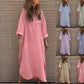 New Autumn And Winter Elegant Solid Color Irregular Dress
