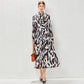 Women's Dress Vintage Leopard Print Printing