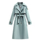 Women's New Small Mid-length Windbreaker Jacket