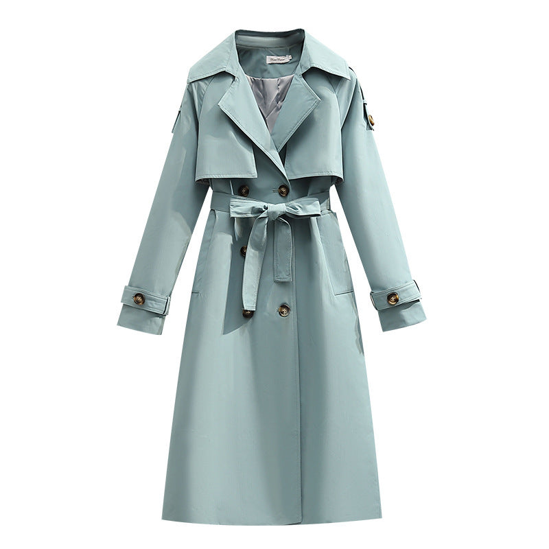 Women's New Small Mid-length Windbreaker Jacket