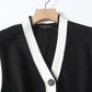 Women's Sleeveless Buckle Knitted Vest