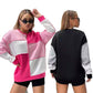 Pull ample de sport assorti pour femme
