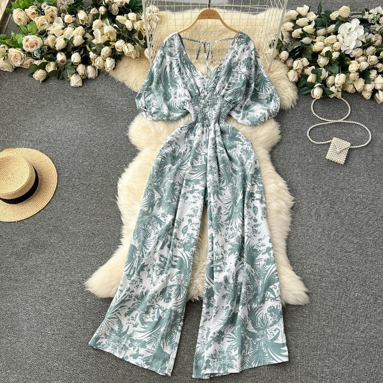 Lady Temperament Casual Wide Leg Jumpsuit