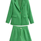 Women's Fashionable Suit Shorts Set