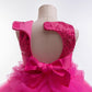 Robe à paillettes pour enfants européens et américains