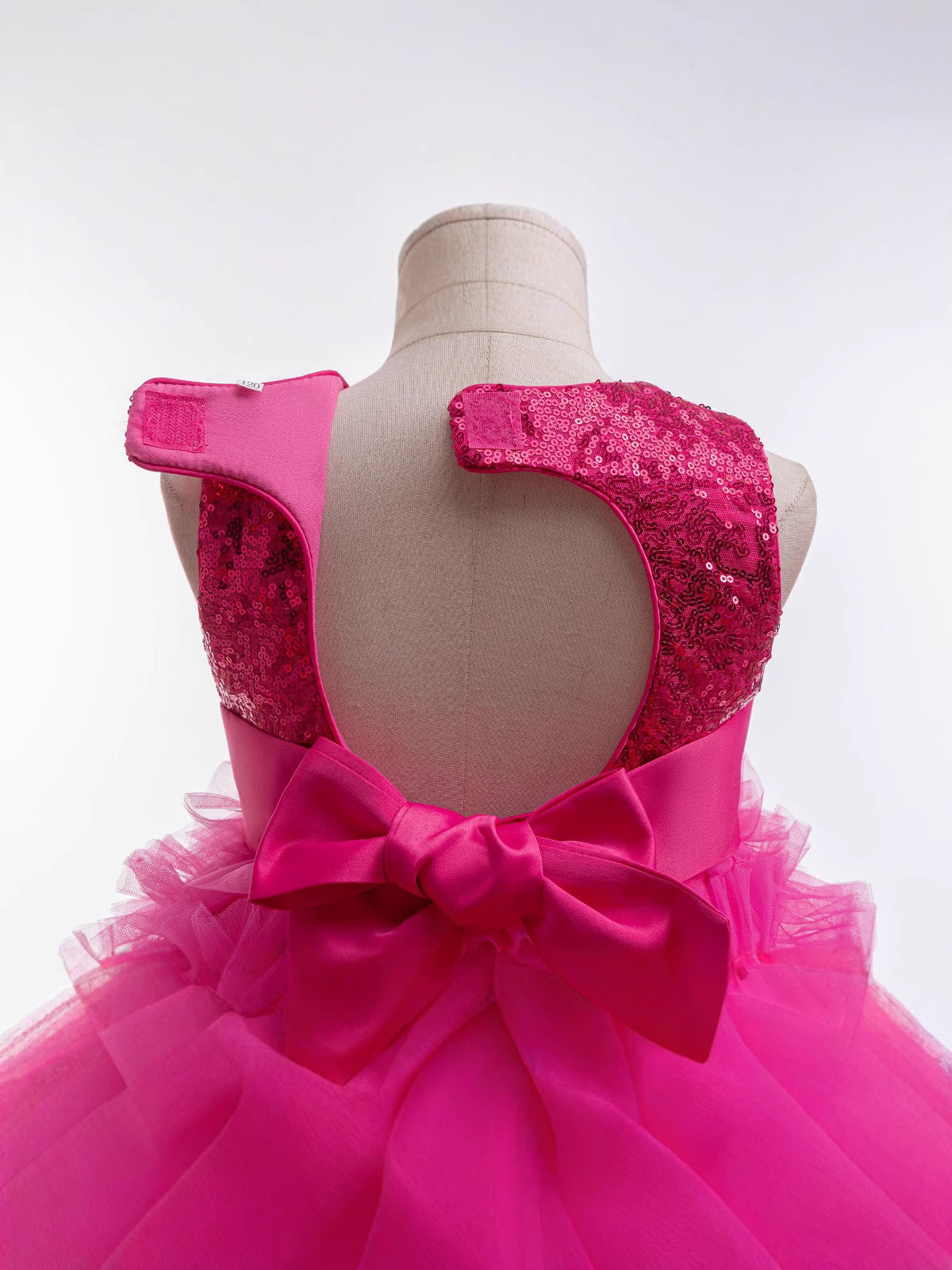 Robe à paillettes pour enfants européens et américains