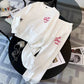 White American-style Casual Sportswear Set