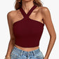 Women's Knitted Inner Match Bottoming Shirt Halterneck Vest