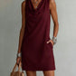 Fashionable Womens Off-shoulder Sleeveless Dress