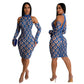 Fashion Personality Sheath Sequins Dress Women