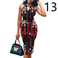 African Ethnic Printed Batik Cotton Fashion Dress