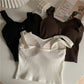 Women's Bottoming Top With Chest Pad