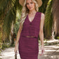 V-neck Casual Loose Vest Knitting Suit Women