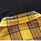 Chemise à carreaux mi-longue ample à manches longues pour femme