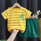 Ensemble à manches courtes pour enfant en pur coton