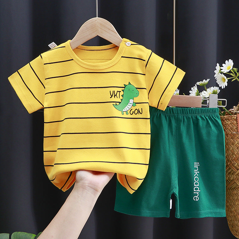 Ensemble à manches courtes pour enfant en pur coton