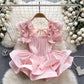 Design Ruffled Pleat And Waisted Lace-up Shirt