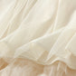 Elastic Waist Fairy Mesh Skirt Puffy Irregular Ruffled Tiered Dress