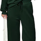 Women's Fashion Individual Casual Wide Leg Suit