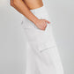Pantalon de jogging élastique taille haute avec poches