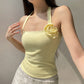 Ins Fashion Brand Rose Halter Vest