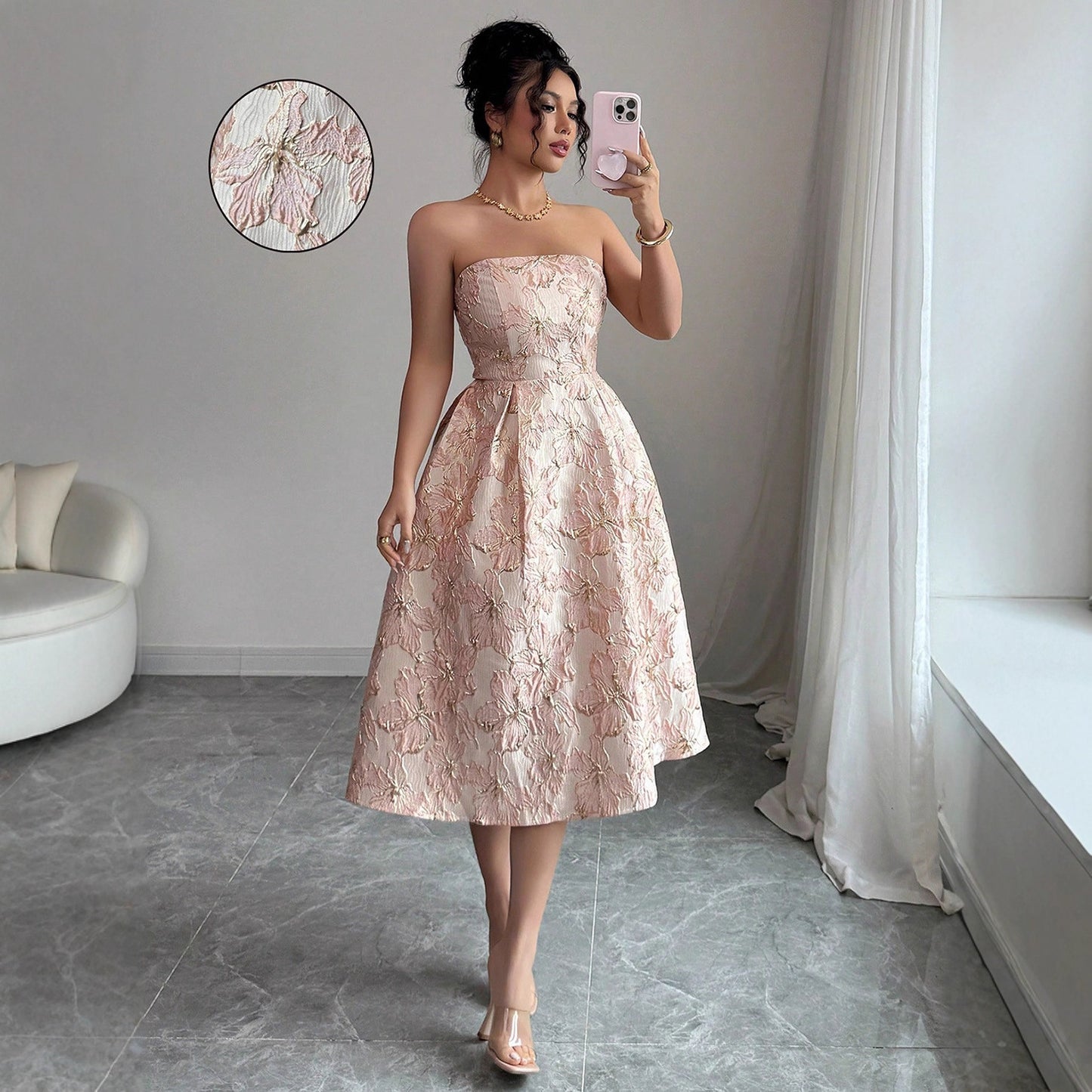 Women's Elegant Slim-fit French-style Dress