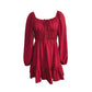 Women's Simple Dress Square Collar Fashion Skirt