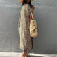 Leopard Point Cardigan Loose Beach Sunscreen Shirt