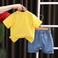 Cool Handsome Clothes Baby Handsome Stylish Two-piece Suit
