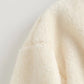 Women's Plush Fleece Zip-Up Jacket Long Sleeve