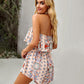 One-shoulder Jumpsuit Bohemian Casual Print Wide-leg Pants Women's Clothing