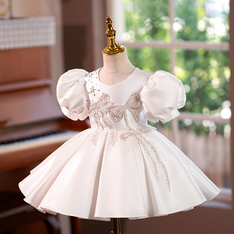 Children's Birthday Host Piano Performance Costume Princess Dress
