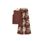 New Stylish Printed High Waisted Pants Set