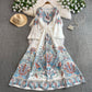 Ethnic-style High-end Elegant Vintage-style Printed Dress