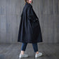 Simple Artistic Turn-down Collar Coat