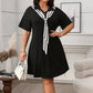 Casual Shawl Skirt Fake Two Pieces