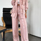 Women's Clothing Straight-leg Trousers Two-piece Set Solid Color Fashion