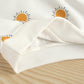 Printed Small Sun Rib Neckline T-shirt Denim Strap