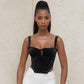 Gold Velvet Cropped Sling Fish Bone Autumn winter Blouse Women