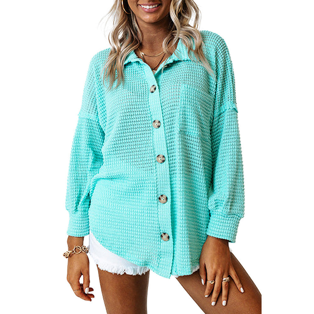 Women's Loose Lapels All-matching Top