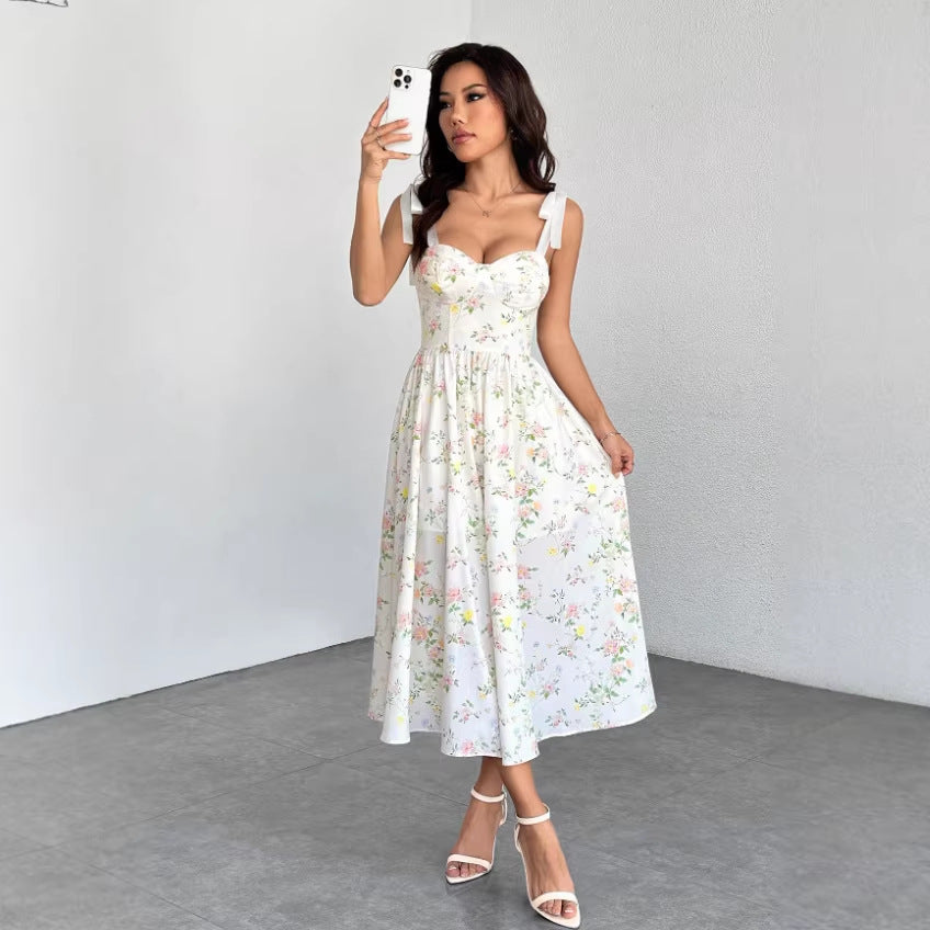 Slim-fit High-end Waist-cinching Dress