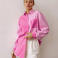 Women's Temperament Leisure Long Sleeve Cotton Linen Shirt