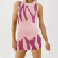 Women's Sleeveless Backless Lace Up Dress
