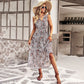 Fitted Waist Vest Dress Spring And Summer Leisure Vacation Style