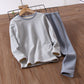 Ensemble de sous-vêtements thermiques en velours Simple Plus pour enfants