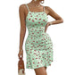 Floral Slip Dress French Style Women's